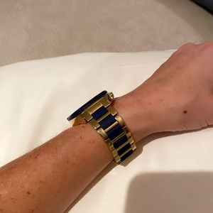 Michael Kors Navy & Gold watch